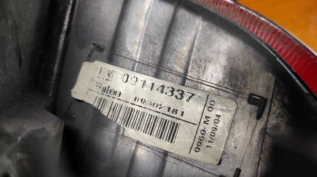 09114337 OPEL Фонарь задний правый купить в Ровно