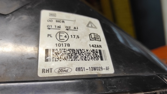 4M5113W029AF FORD Фара правая купить в Ужгород