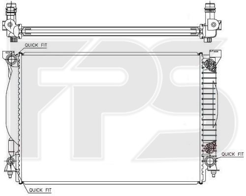 Радіатор охолодження FP 12 A857-AV