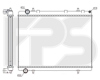 Радиатор двигателя FP20A1442AV FPS