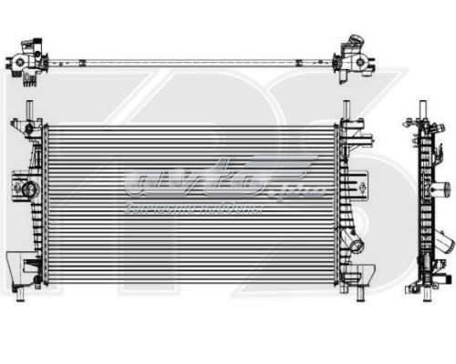Радіатор охолодження FP 28 A853-X