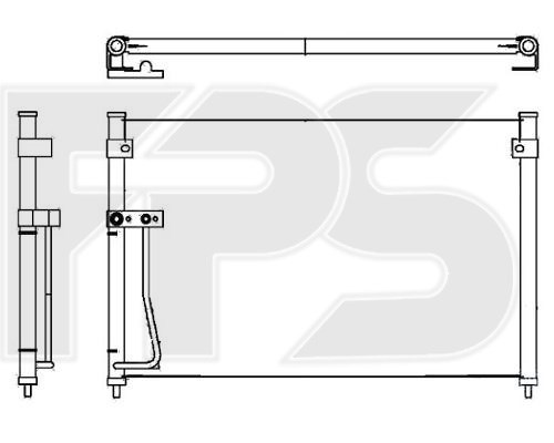 Конденсатор кондиціонера FP 44 K397-AV
