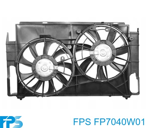 Вентилятор радіатора (в зборі) FP 7040 W01