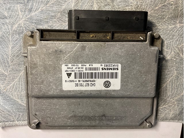 Блок управления раздаточной коробкой 0AD927755BE VAG