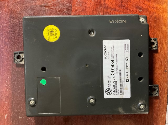 Блок управления мультимедийный 7L6035730C VAG