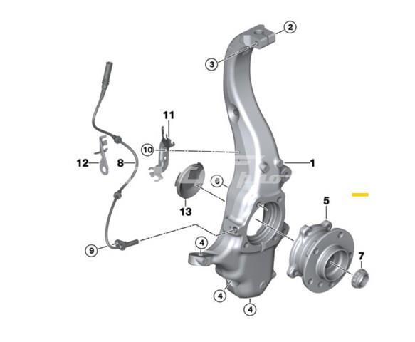 BMW 31206779735 Ступица передняя в наличии Днепр