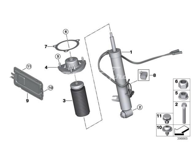 Блок управления пневмоподвеской 37146883149 BMW