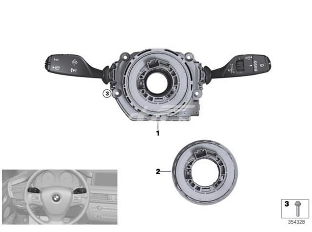 Переключатель подрулевой в сборе 61316827376 BMW