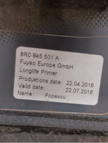 VAG 8R0845501A Стекло багажника двери 3/5-й задней (ляды) в наличии Хмельницкий