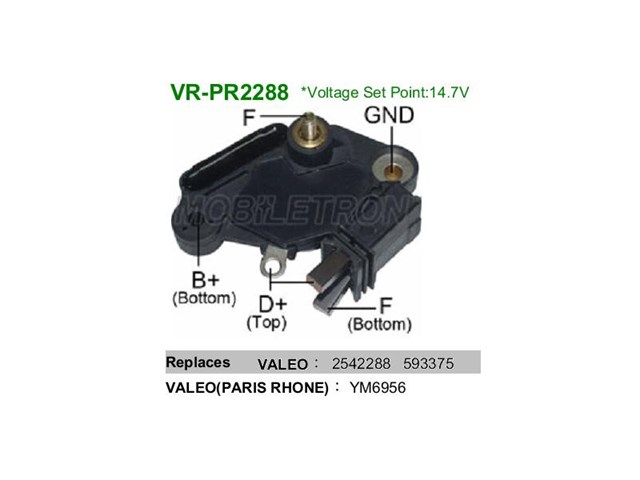 Реле регулятор генератора VR-PR2288