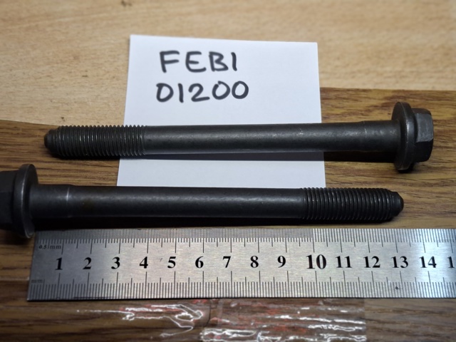 Болт крепления задней балки (подрамника) 01200 FEBI