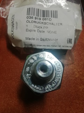VAG 036919081D Датчик давления масла в наличии Украина