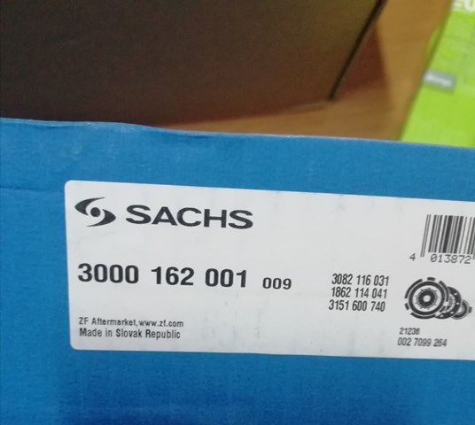 Сцепление и комплектующие 3000162001 SACHS