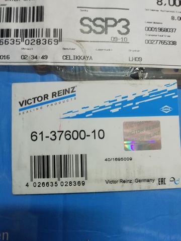 613760010 VICTOR REINZ Прокладка головки блока цилиндров (ГБЦ) купить в Житомир