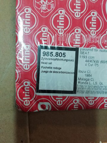 ELRING 985805 Прокладка головки блока цилиндров (ГБЦ) в наличии Львов