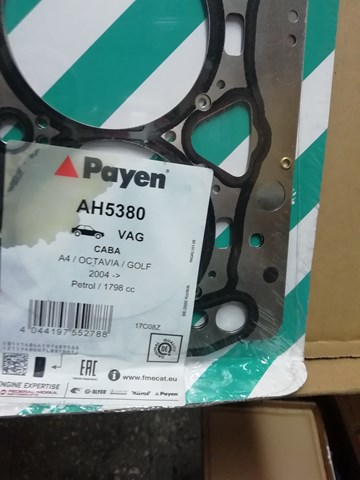 PAYEN AH5380 Прокладка головки блока цилиндров (ГБЦ) в наличии Запорожье