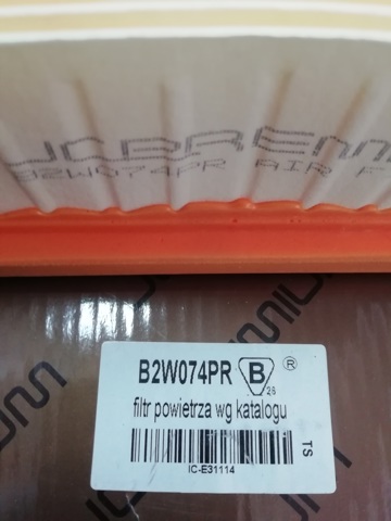 Фильтр воздушный B2W074PR JC PREMIUM
