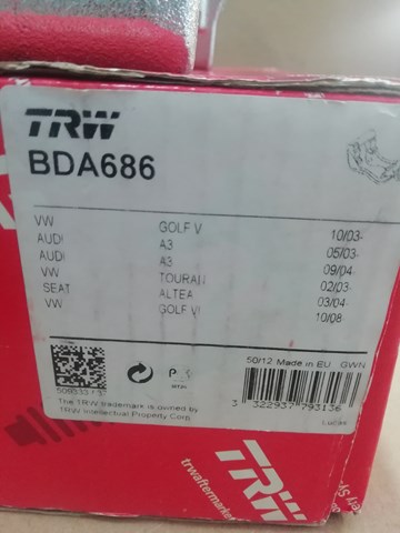 BDA686 TRW Скоба заднего суппорта купить в Львов