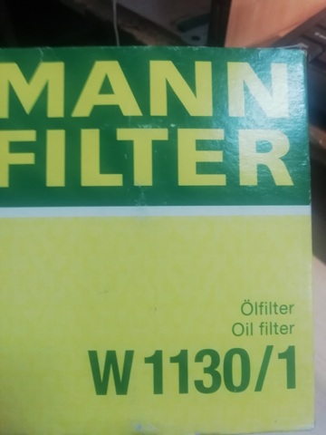 Фильтр масляный ДВС W11301 MANN