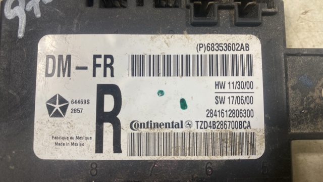 68353602AB CHRYSLER купить в Николаев