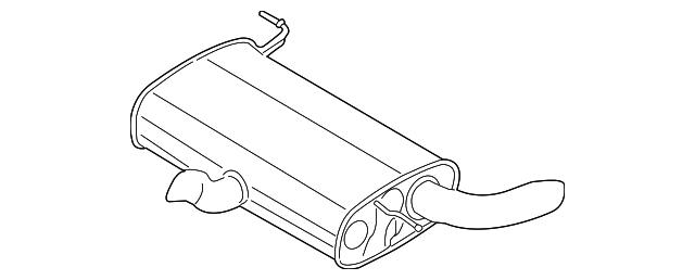 Выхлоп задний DM5Z5230C FORD