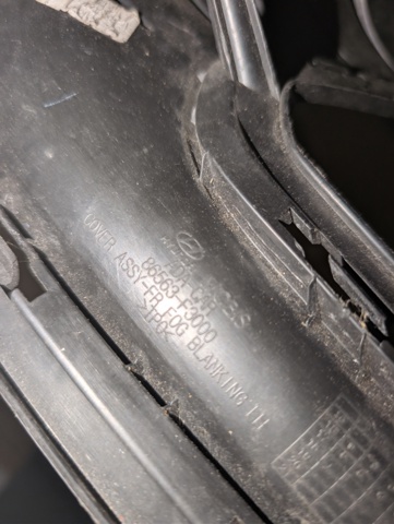  Решетка переднего бампера левая 86563F3000 HYUNDAI