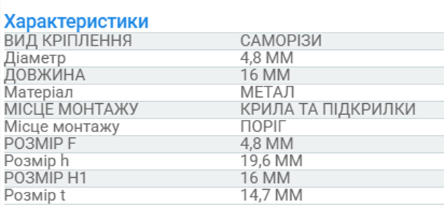 Болт/гайка крепежа N91057001 MARKET (OEM)
