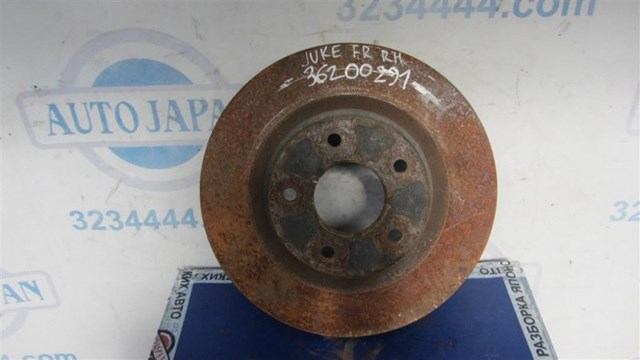 Тормозной диск передний nissan juke 10-19 40206-1KC1A