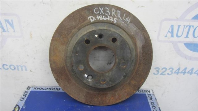 Тормозной диск задний mazda cx-3 14-18 D10E-26-251