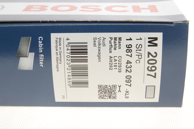 1987432097 BOSCH Фильтр салона купить в Украина