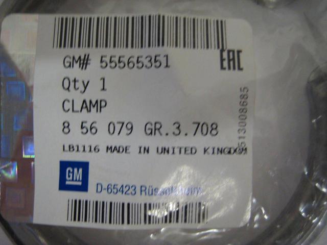 OPEL 0856079 Хомут глушителя передний в наличии Черновцы