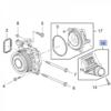 Водяная помпа термостата Опель Астра K