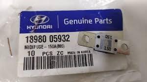 Предохранители электрических цепей 1898005932 HYUNDAI