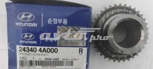 Звездочка привода коленвала двигателя 243404A000 HYUNDAI