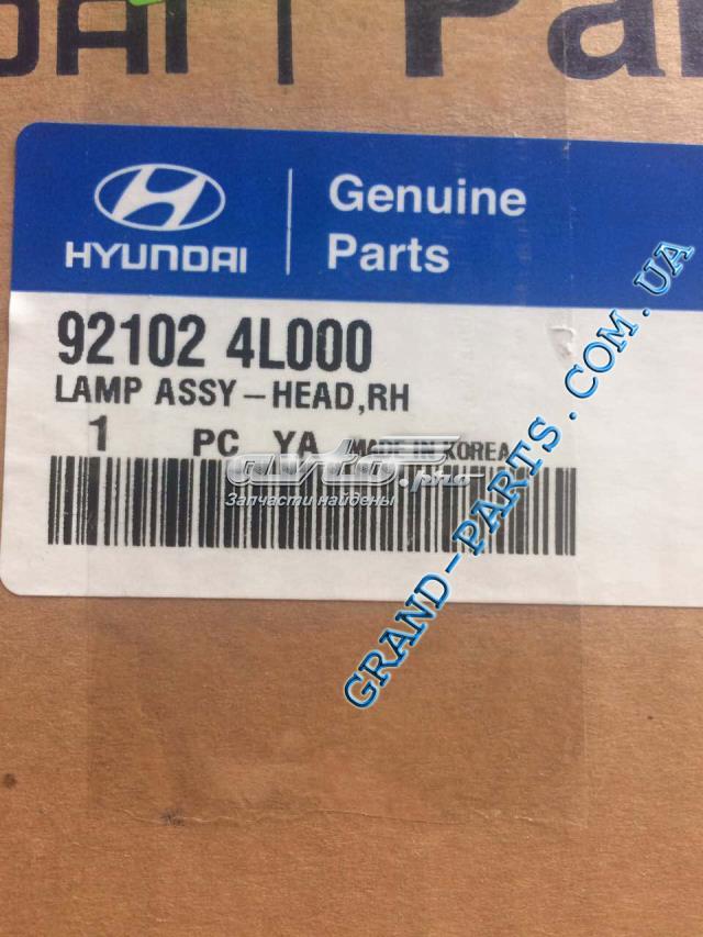 Фара комбинированная, передняя 921024L000 HYUNDAI