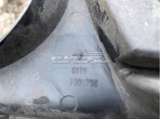 51117331735 Заглушка (решетка) противотуманных фар бампера переднего левая купить Николаев