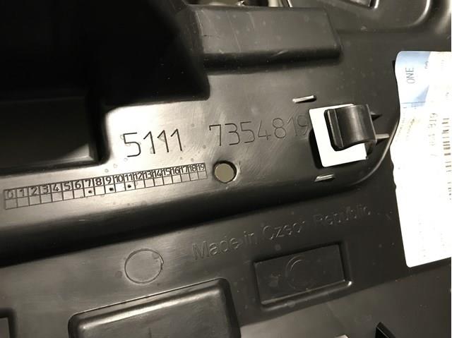 51117354819 Кронштейн крепления противотуманной фары левой купить Днепр