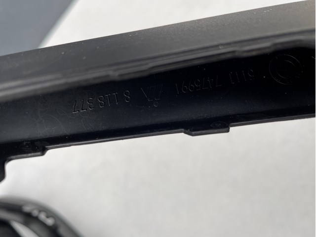51117475991 BMW Молдинг бампера переднего левый купить в Ровно