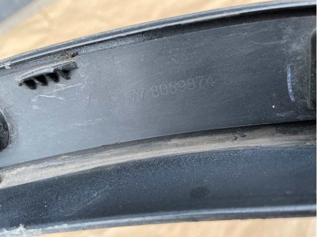51778067704 BMW Расширитель (накладка) арки заднего крыла правый купить в Тернополь