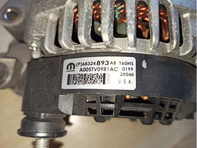 68324893AB CHRYSLER Генератор купить в Киев