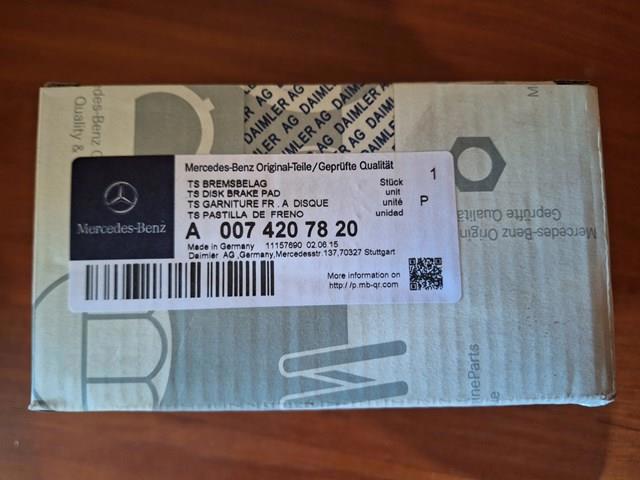 0074209020 MERCEDES Задние тормозные колодки купить в Каменское
