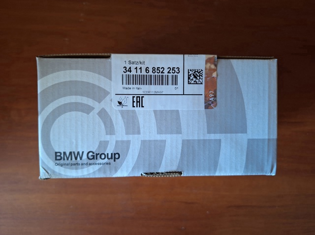 34116877653 BMW Передние тормозные колодки купить в Черкассы