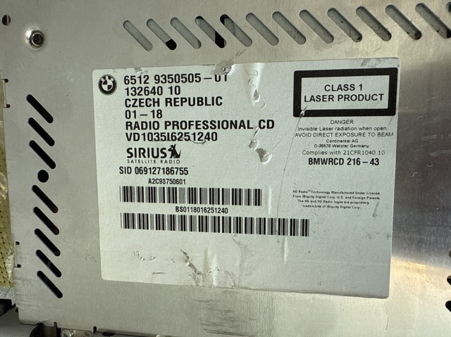 BMW 65129350505 в наличии Украина