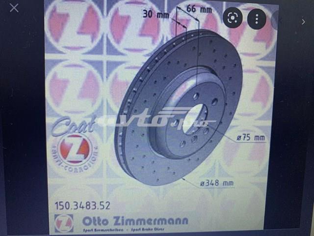 ZIMMERMANN 150348352 Передние тормозные диски в наличии Николаев