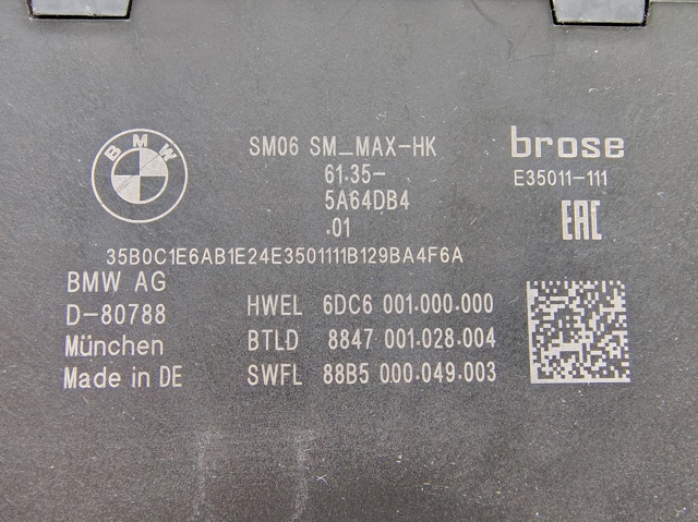61355A64DB4 BMW купить в Каменское