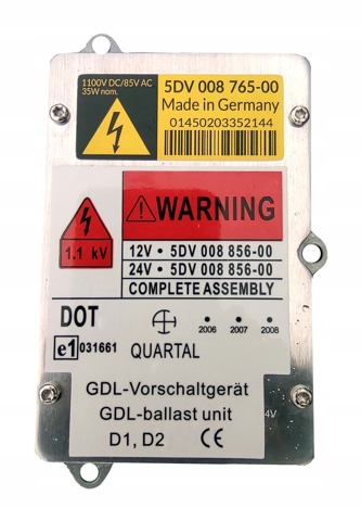 Блок розжига, ксенон 5DV008856001 HELLA