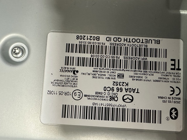 MAZDA TA0A669C0 в наличии Павлоград