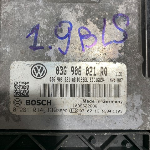 VAG 03G906021RQ Модуль управления (ЭБУ) двигателем в наличии Ирпень