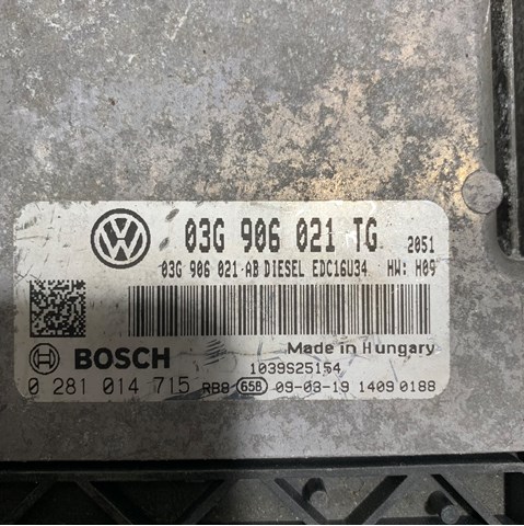 VAG 03G906021TG Модуль управления (ЭБУ) двигателем в наличии Черкассы