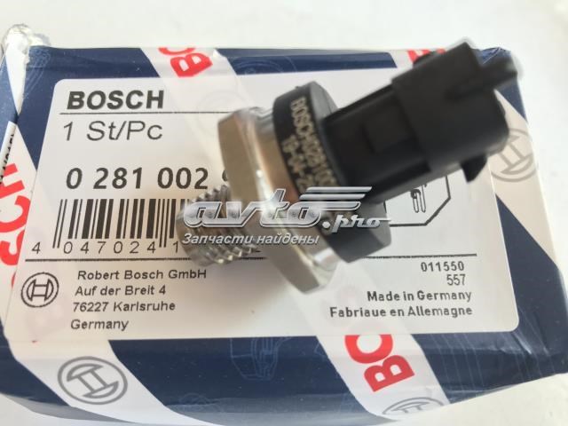 Датчик давления топлива 0281002909 BOSCH